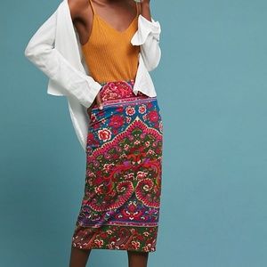 Anthropologie Maeve Menken Pencil Skirt